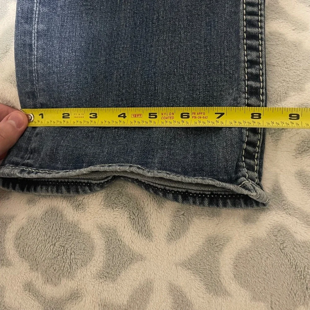 Vigoss Heritage Fit Denim Jeans New York Boot Cut Rhinestone Embellished‎